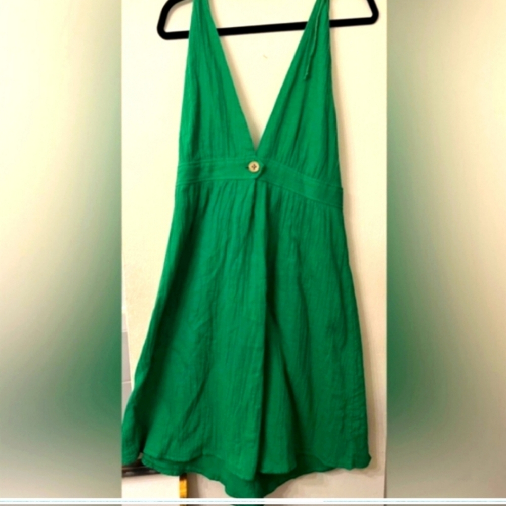☘Boston Proper ☘Green Halter dress 16